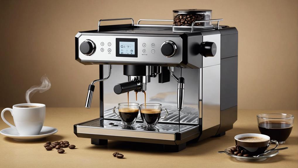 top rated espresso machines with grinders
