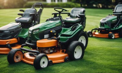 top riding lawn mowers