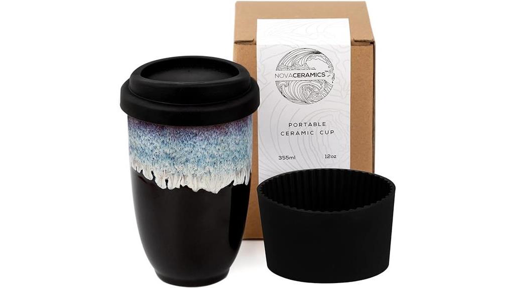 travel friendly coffee mug size