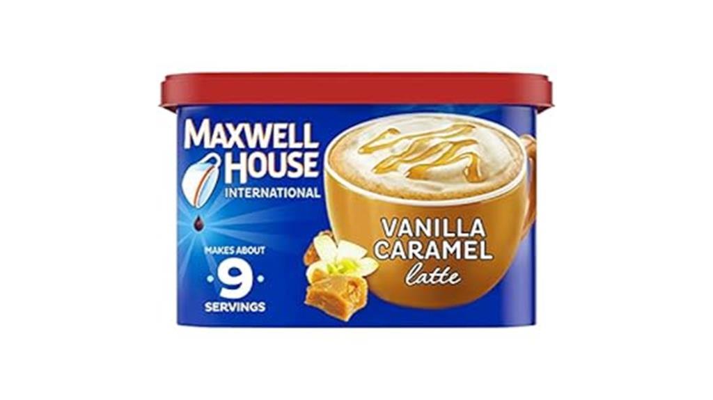 vanilla caramel latte mix