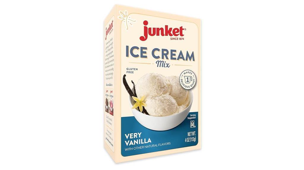 vanilla ice cream mix