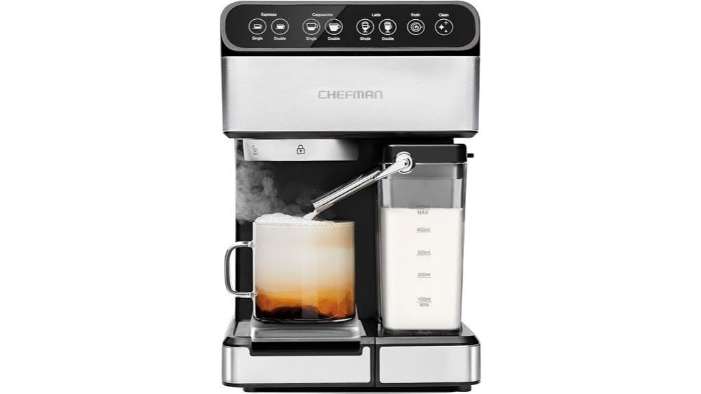versatile espresso machine feature