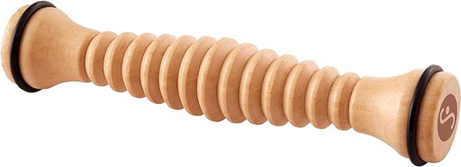 wooden foot roller massager