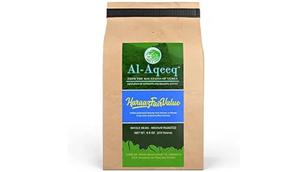 yemeni al aqeeq coffee beans