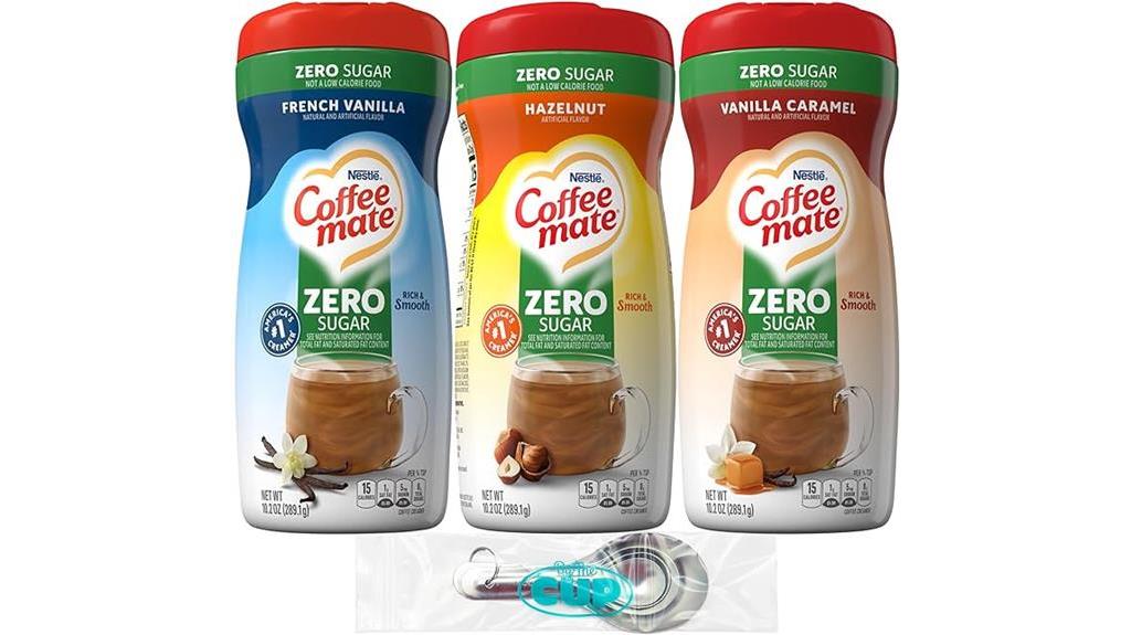 zero sugar coffee creamer