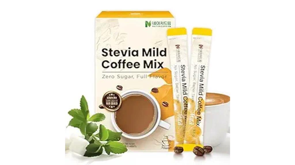 zero sugar stevia coffee