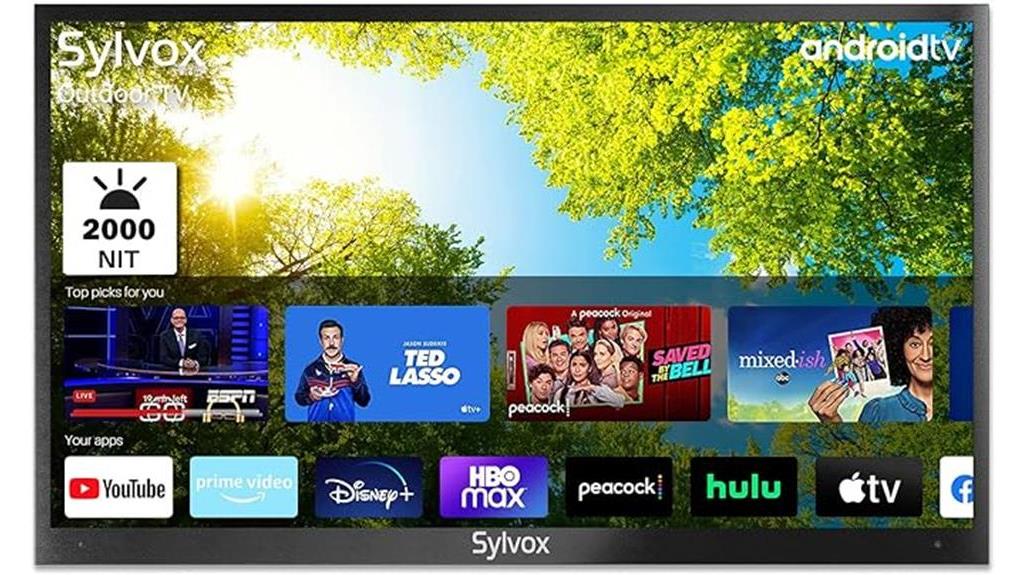 outdoor smart tv review