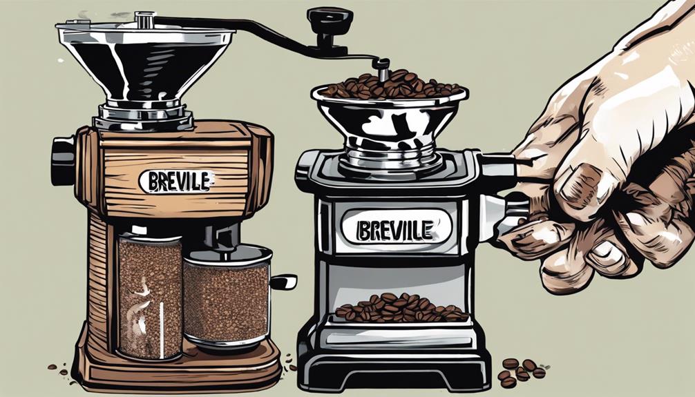 adjusting breville coffee grinder