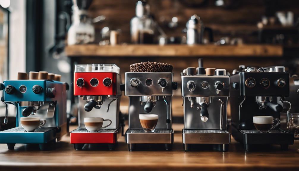 affordable espresso machine selection