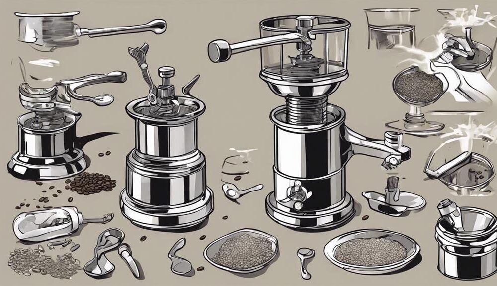 assemble your coffee grinder