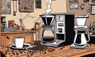 brewing coffee at home