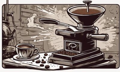 brewing coffee with intensity