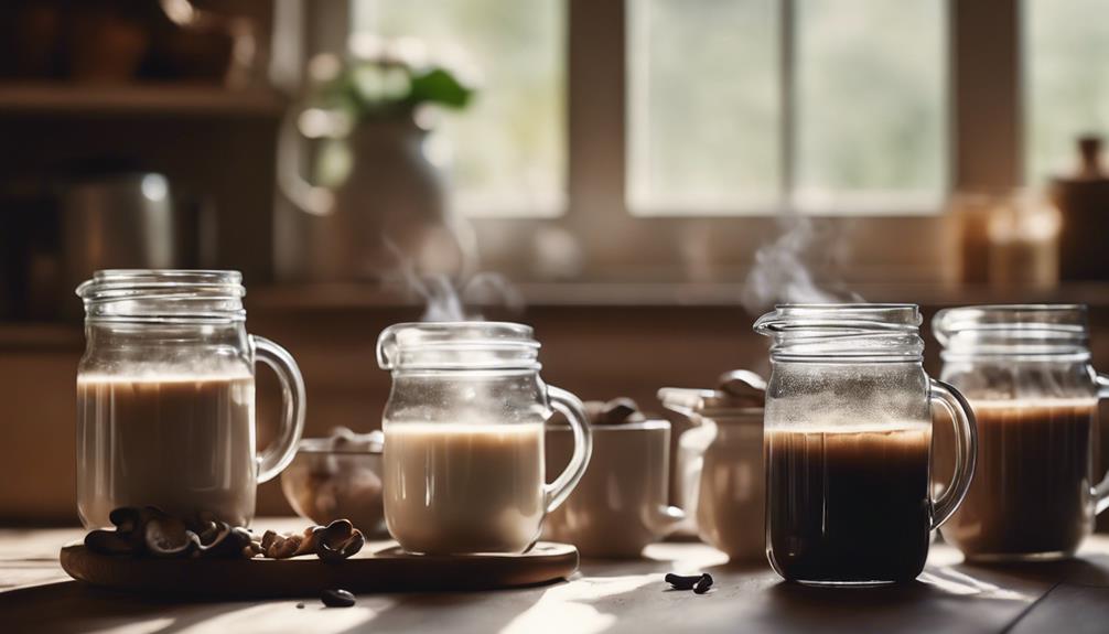 choosing creamer for mushroom coffee