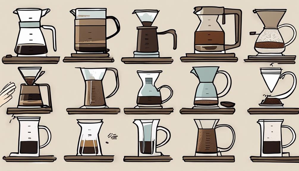 coffee brewing method ratios