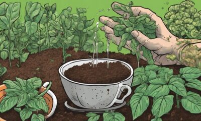 coffee grounds for garden