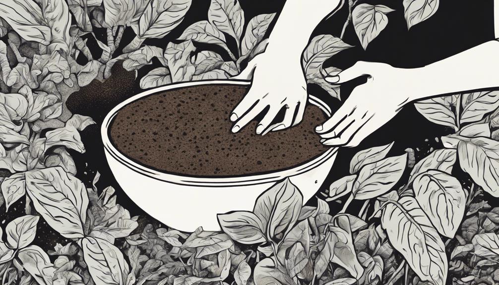 coffee grounds for gardening