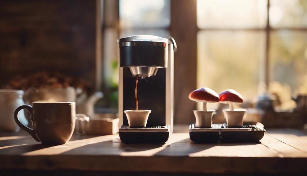 convenient mushroom coffee pods