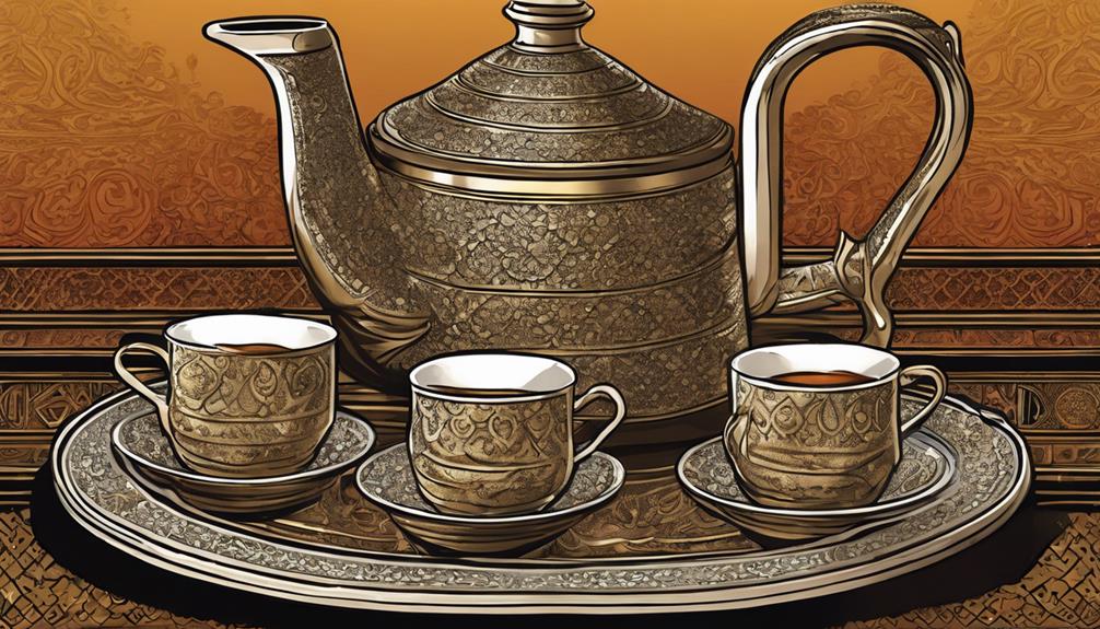 detailed arabic coffee maker