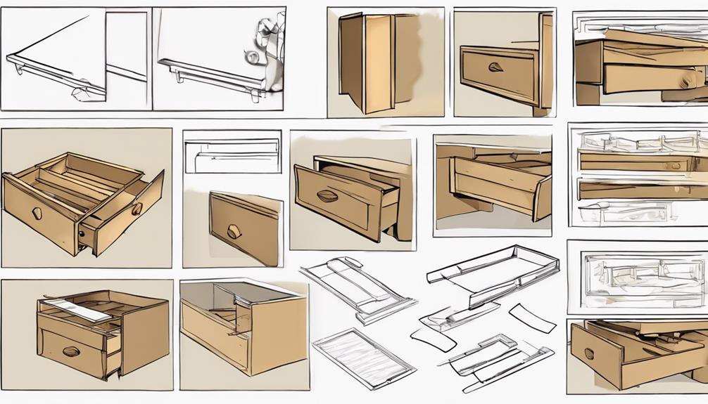 drawer assembly instructions provided