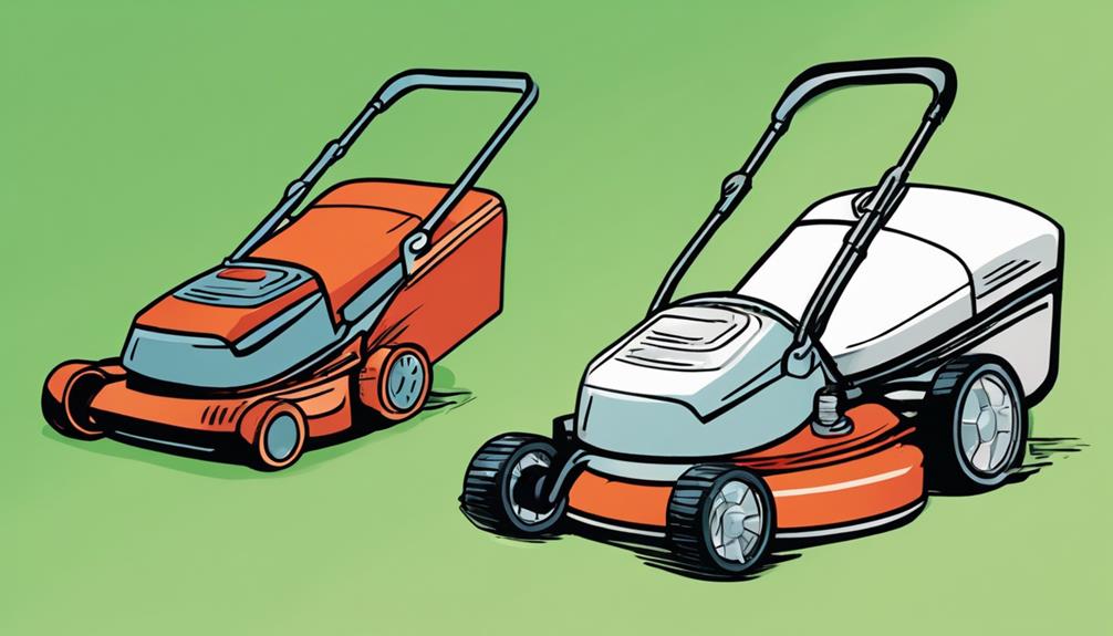 electric push mower selection