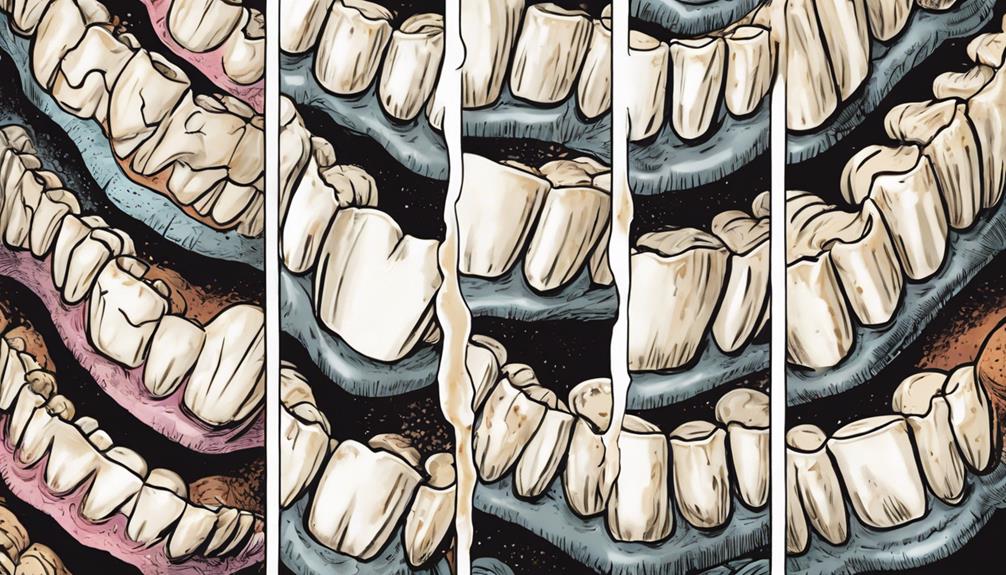 enamel irregularities affect staining