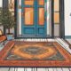 enhance entryway with rugs