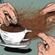 enhanced hair with coffee