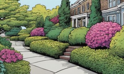 enhancing curb appeal shrubs