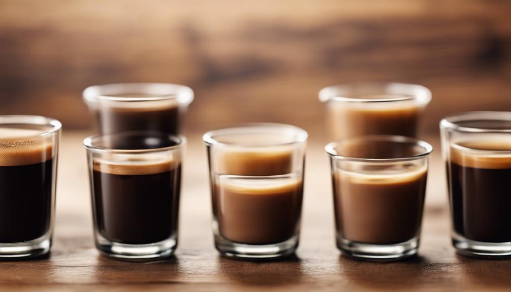 espresso shot caffeine levels