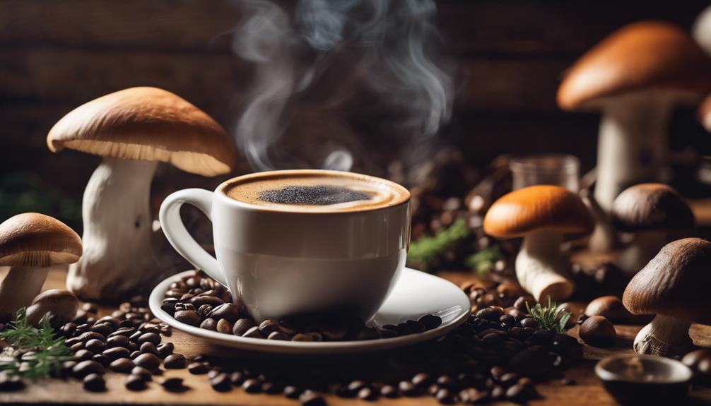 flavorful healthy decaf mushroom coffee