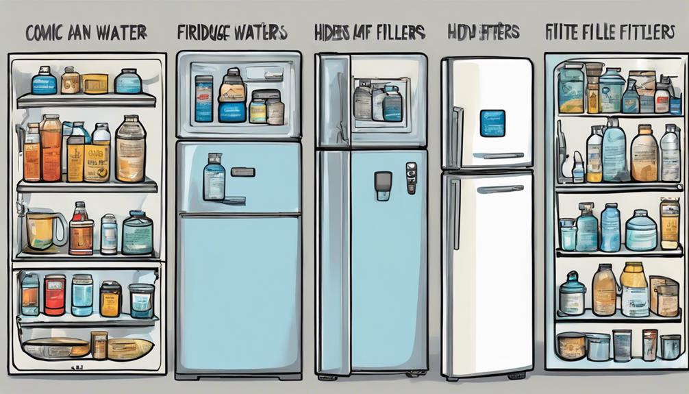 fridge water filter selection