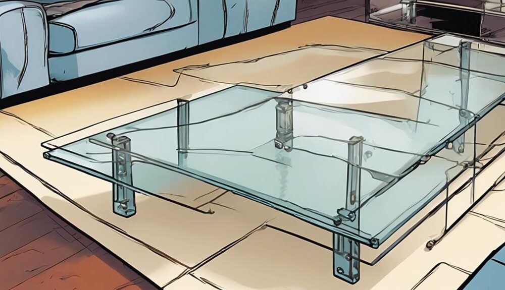 glass coffee table instructions