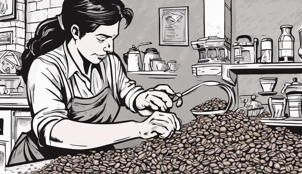 grinding coffee beans without a grinder