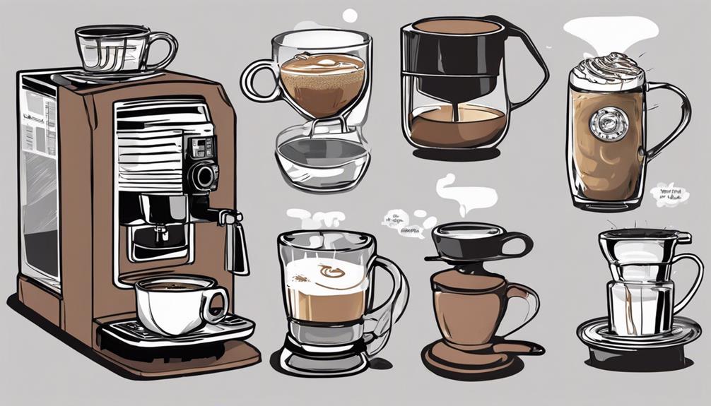 home cappuccino machine selection