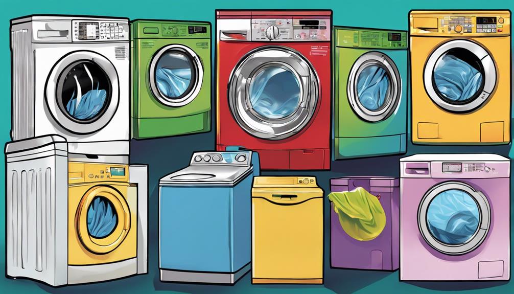 loading washing machine selection