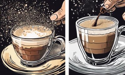 mastering the coffee froth