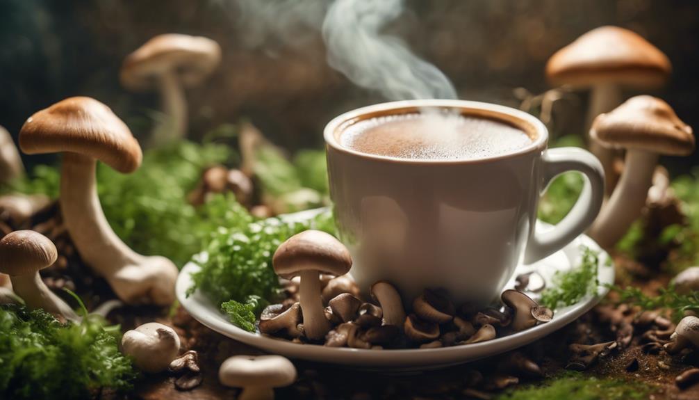 mushroom coffee cholesterol research