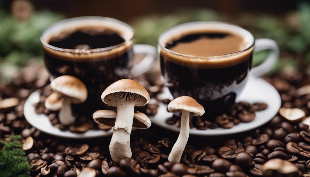 mushroom coffee health comparison