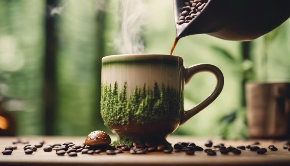 mushroom coffee mug accessory