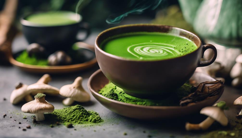 mushroom coffee or matcha