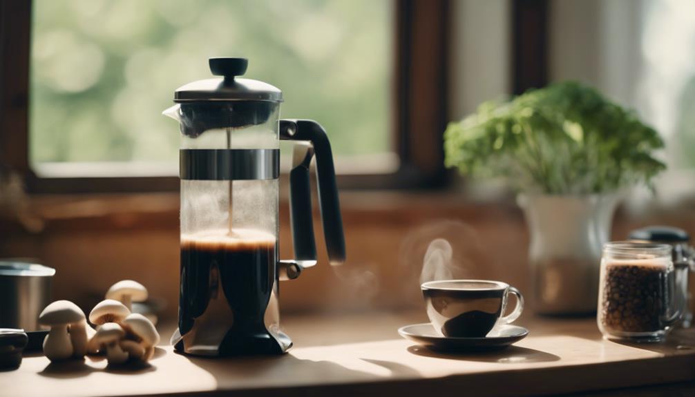 mushroom coffee preparation process