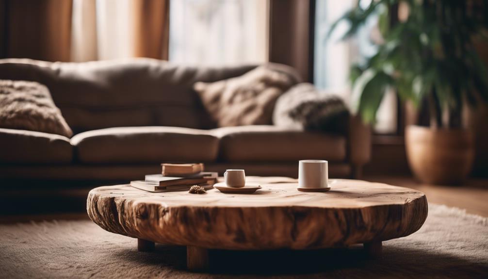 mushroom coffee table trend