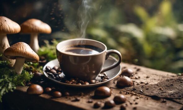 mushroom coffee trend emerges