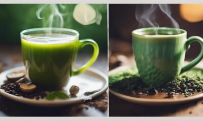 mushroom coffee vs green tea