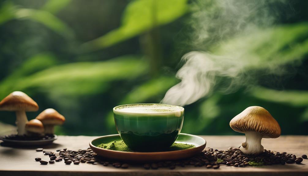 mushroom coffee vs matcha