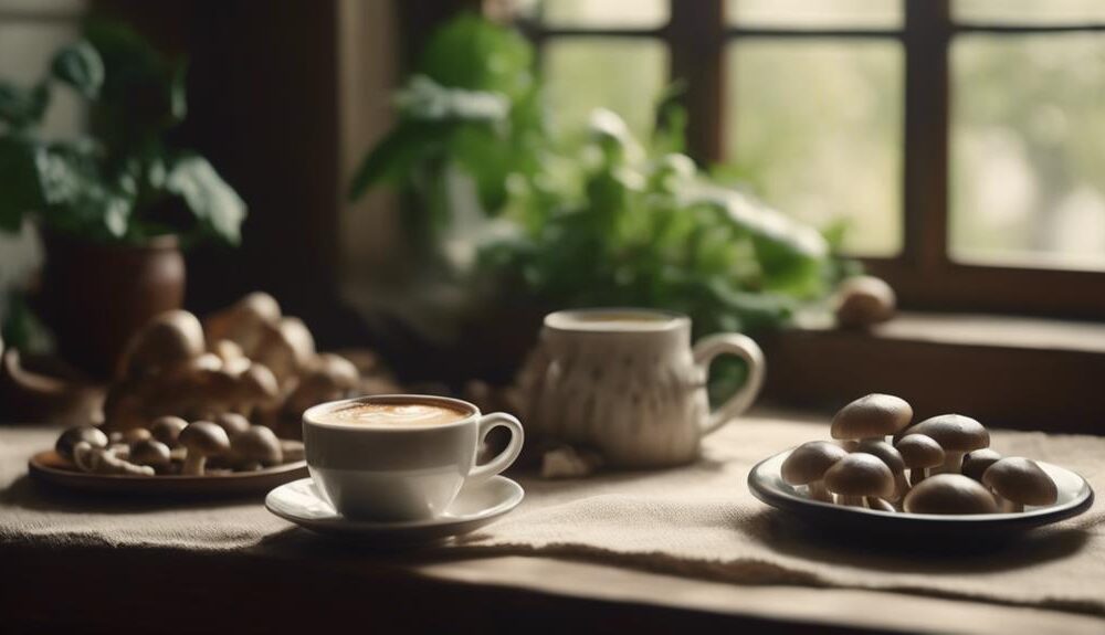 mushroom infused coffee routine