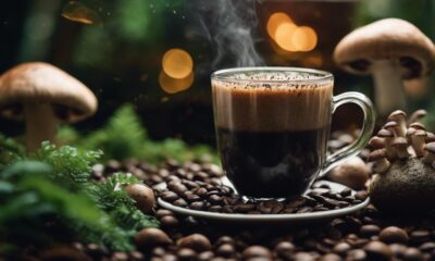 mushroom powder enhances coffee