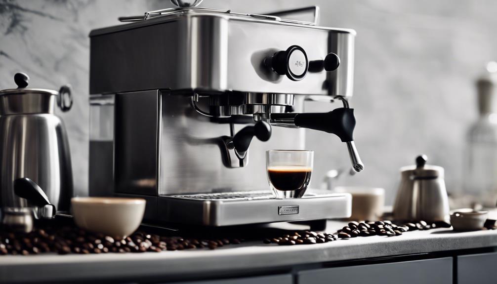 perfect blonde espresso brewing