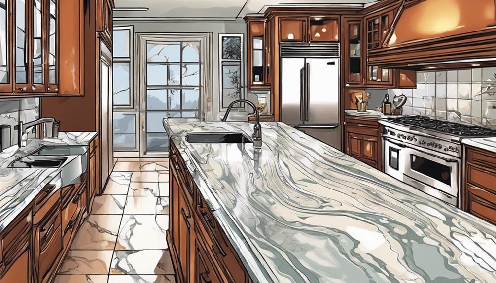 protect countertops with marble