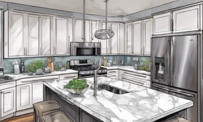 quartz countertops for modern kitchens